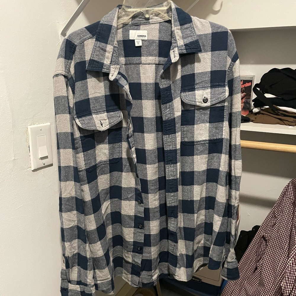 Button Down Flannel (Sonoma - Kohl’s Brand)